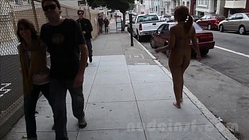 Nude In San Francisco Hot Black Teen Walks Around Naked