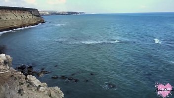 Perfect Babe Sensual Masturbate Pussy Near The Sea