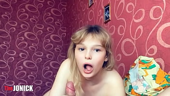 Naughty Stepdaughter Gives Blowjob To Her Daddy Cum In Mouth