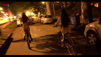 Riding Our Bike Naked Through The Streets Of The City Dollscult