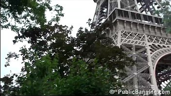 Eiffel Tower Public Sex Orgy Threesome