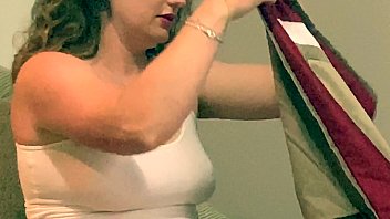 Videoing Horny Stepmom Folding Clothes While Is Away Makes Barecvelvet Want To Moan