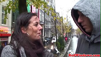 Real Amsterdam Hookers In Threesome