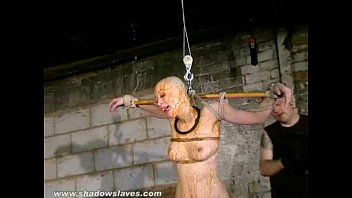 Bizarre Asian Humiliation Of Kumimonster In Dungeon Bondage And Messy Feather An