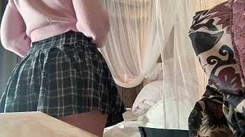 Spy Cam Under Schoolgirl Skirt